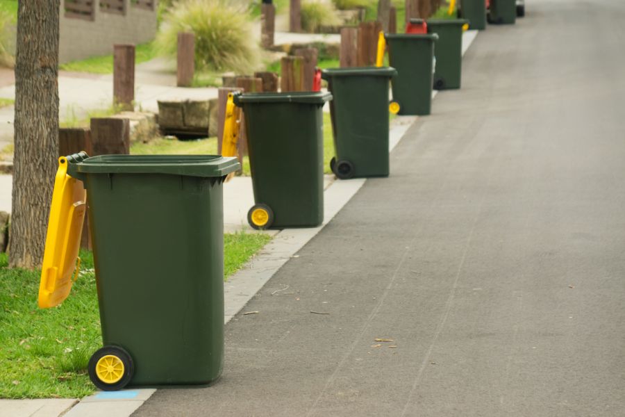 Trash Bin Cleaning by Global Commercial Building Services Inc.