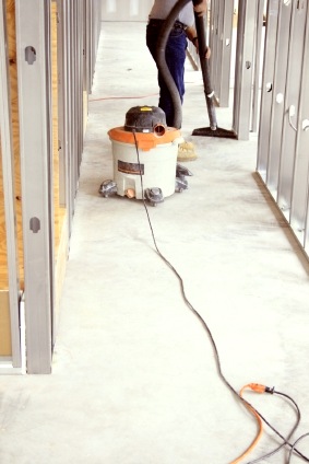 Construction cleaning by Global Commercial Building Services Inc.